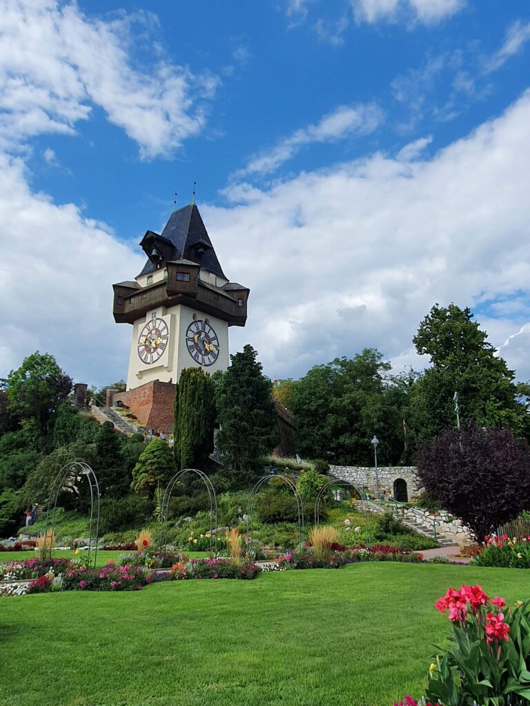 De Grazer Schlossberg met toren