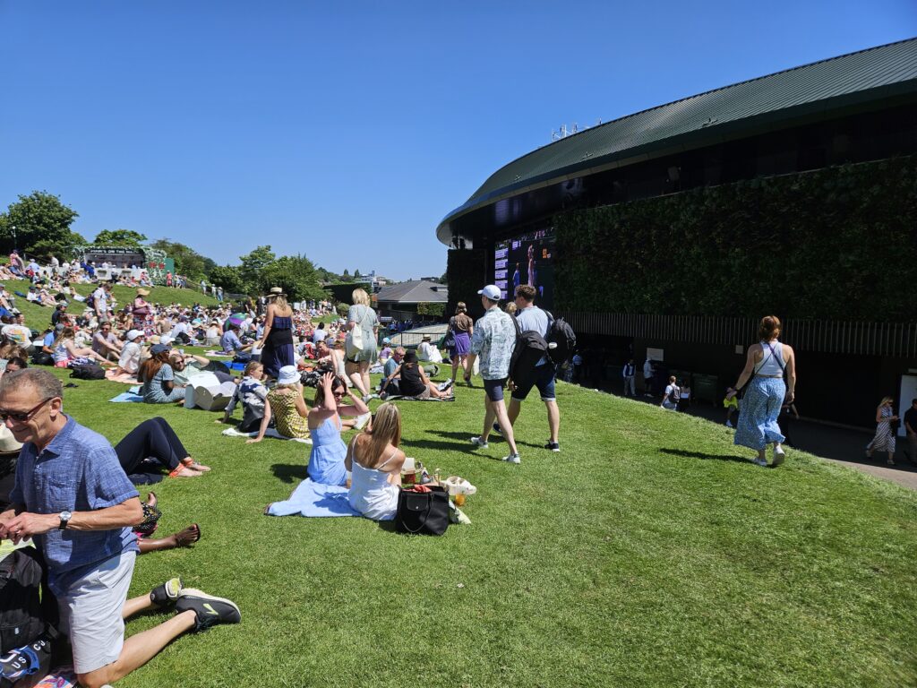 Henman Hill, Wimbledon Londen.